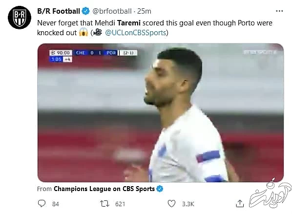 واکنش صفحات معروف دنیا به سوپر گل طارمی/عکس